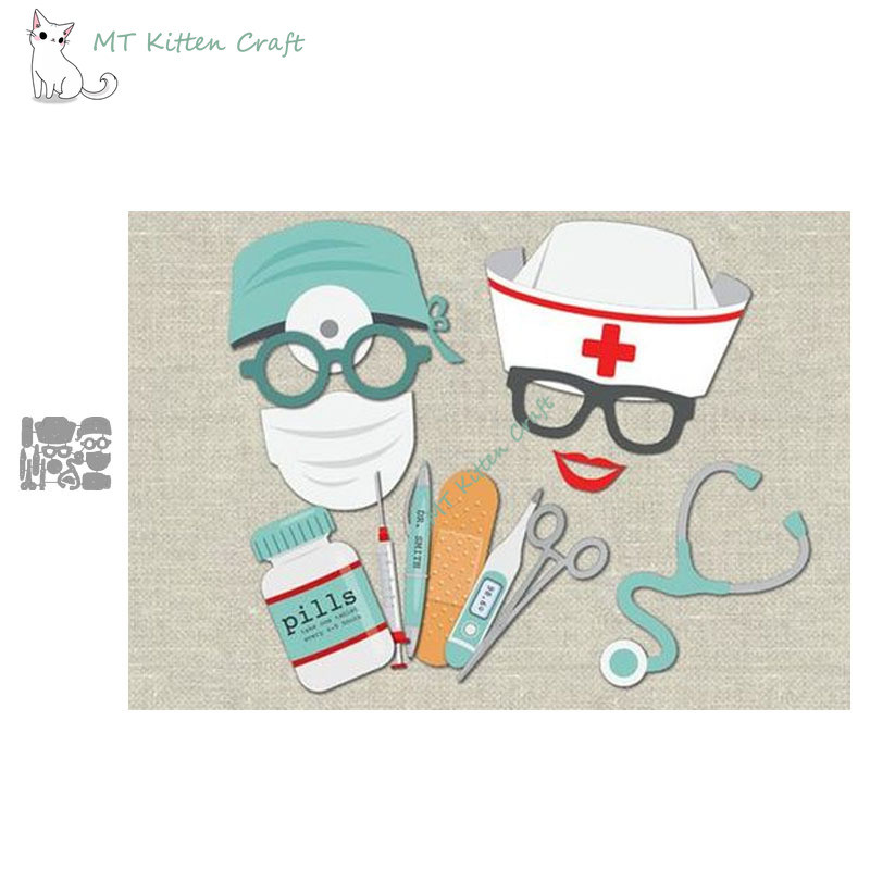 

MT Craft Metal Cutting Dies Nurse Doctor Stencils Scrapbooking Photo Album Decorative Embossing Paper Card Crafts Die Cut