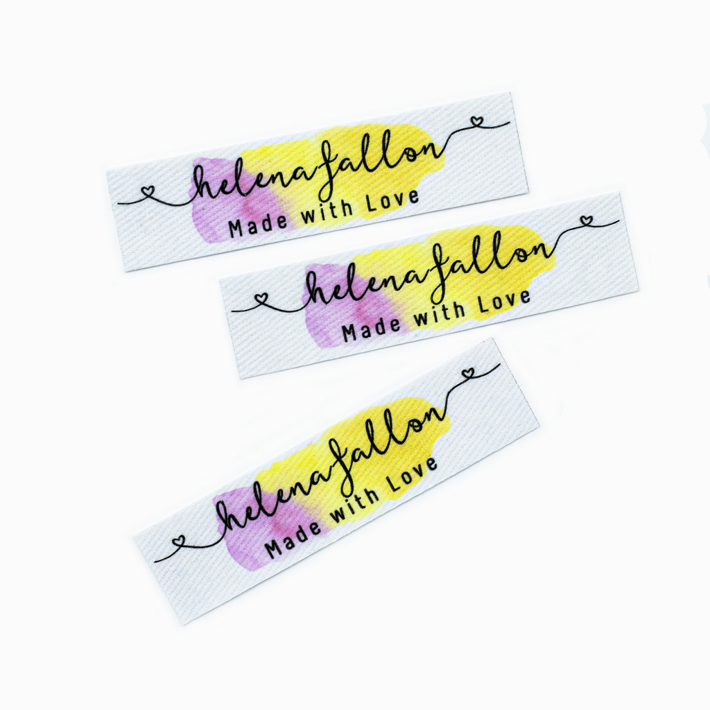 

84 piece Custom Ironing Labels, Logo or Text, Personalized Brand , Clothing Labels, handmade, Iron on label(YTa23)