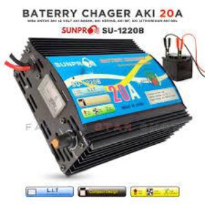 <KSE>CHARGER AKI 12V 20 AMPER SUNPRO SU-1220B 20Amps BATERY CHARGER CASAN AKI MOBIL ORIGINAL 20A ~ F