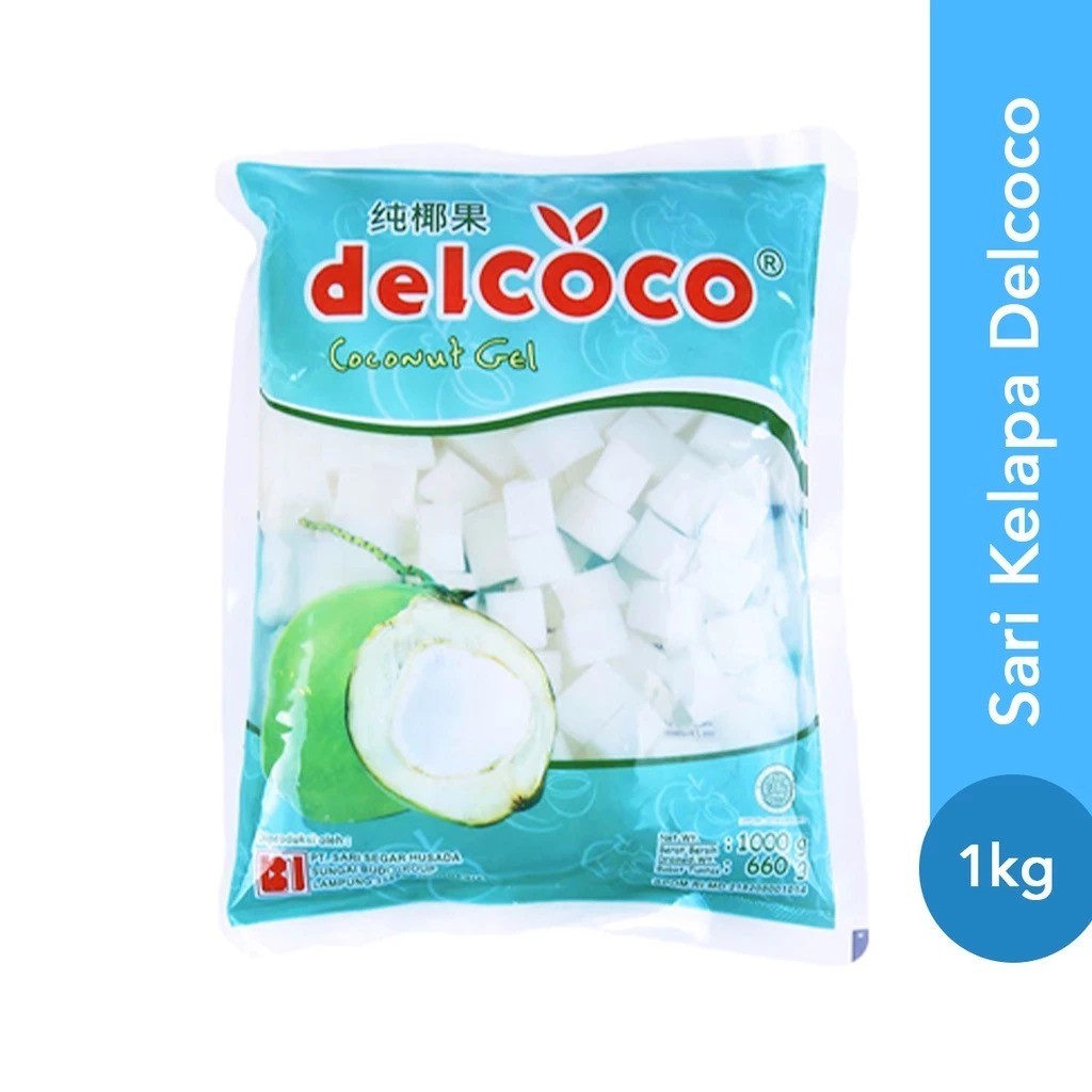 

DELCOCO NATA DE COCO 1000 gram - Jelly Topping