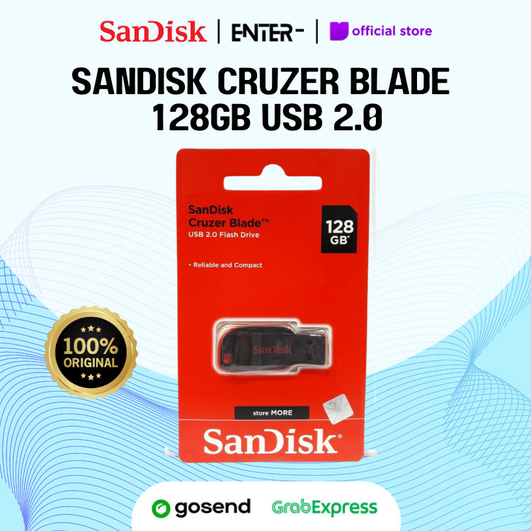 FLASHDISK SANDISK CRUZER BLADE 128 GB