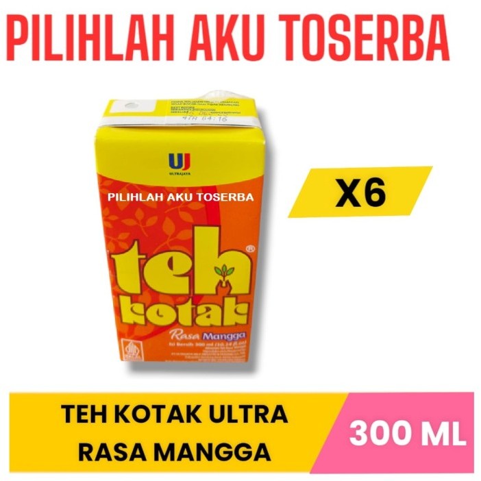 

TEH KOTAK ULTRA RASA MANGGA 300 ml - ( HARGA 6 PCS )