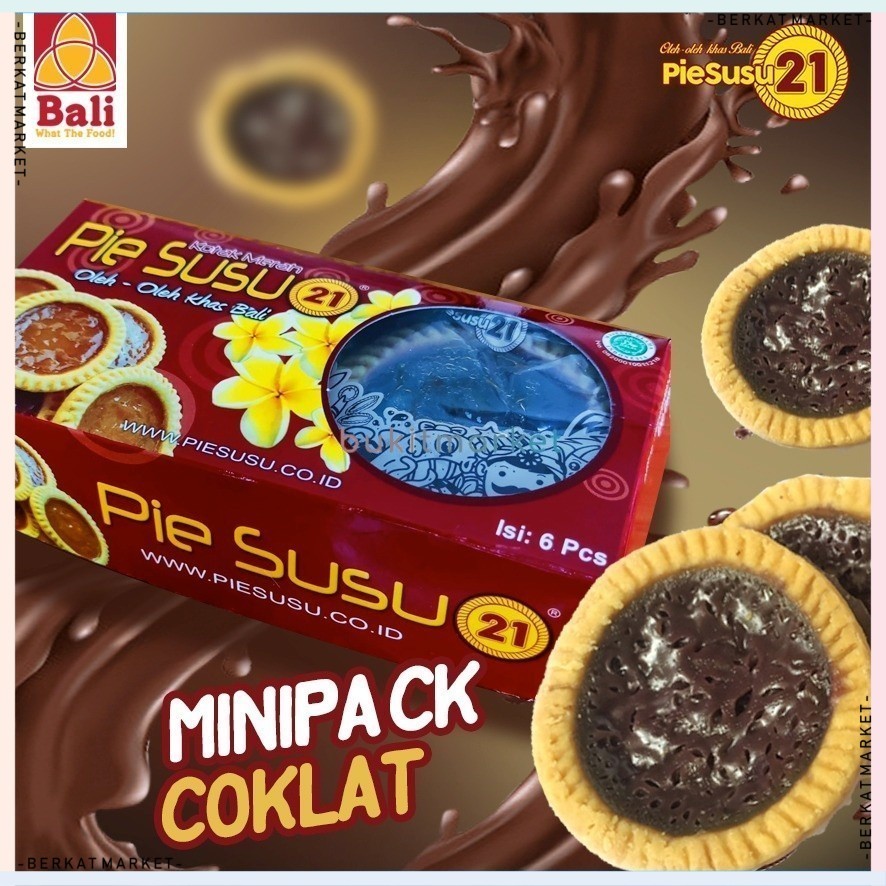 

Pie Susu 21 Bali Minipack Cokelat (6pcs)