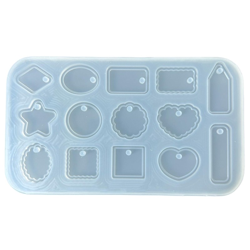 

Versatile Silicone Label Casting Mold Flexible Alternative Resin Mold Practical Moulds for Creating Unique Gifts Charm