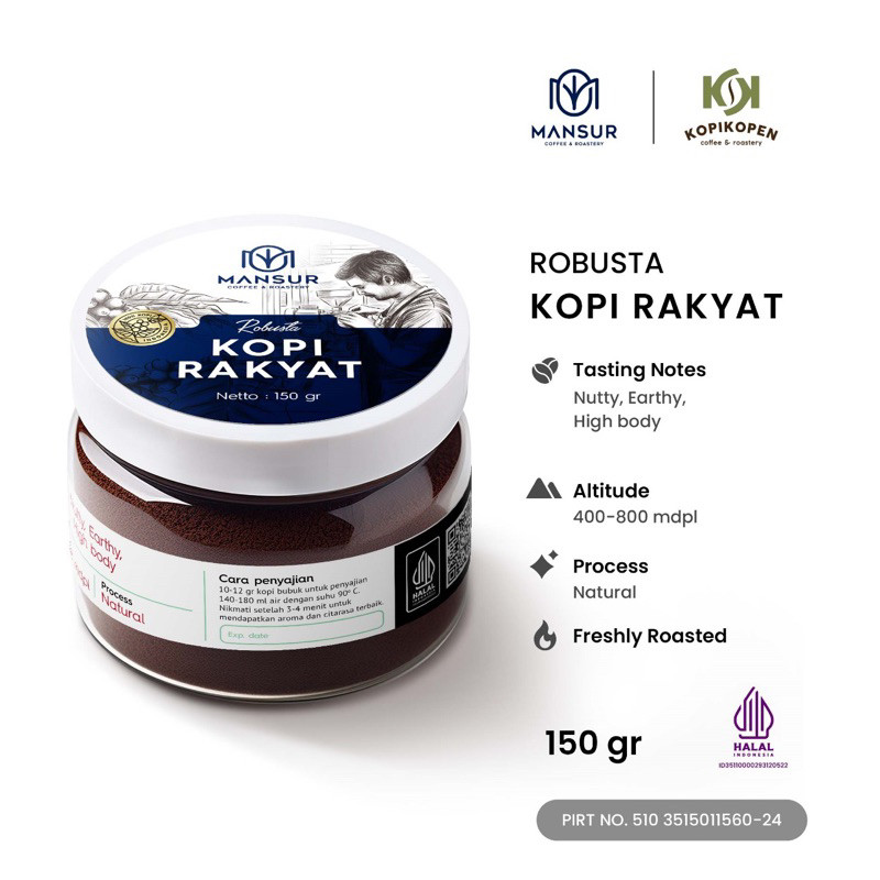 

Kamuja Kopi RAKYAT blend 150 gram