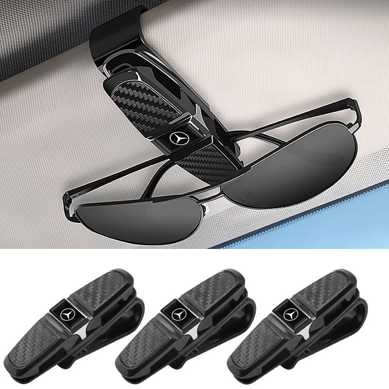 Car Glasses Holder 180 Degree Rotation Car Glasses Clip For Mercedes Benz AMG W212 W204 W211W168 W21