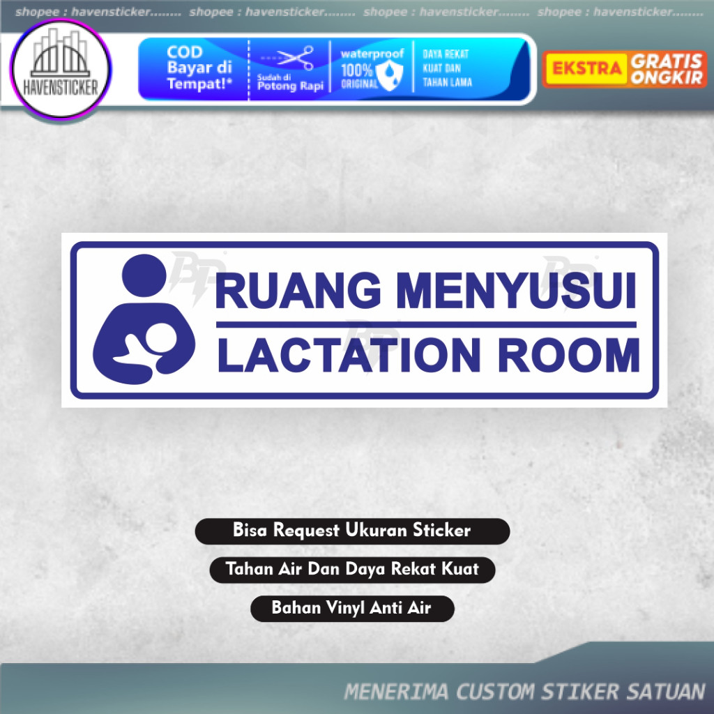

Stiker Ruang Menyusui - Stiker Klinik - Stiker Puskesmas - Stiker Asi - Ruang Asi - Pojok asi - Stiker Ruang Laktasi