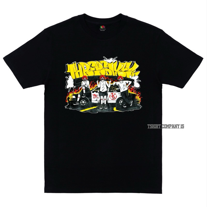 Tshirt Threesixty Skatepunk Band - Kaos Band  Treesixty SkatePunk /Kaos metal