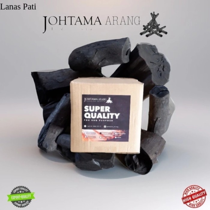 Arang Kayu HALABAN / arang kayu / arang kayu keras / Charcoal / areng / Arang BBQ / Arang SlowCooked