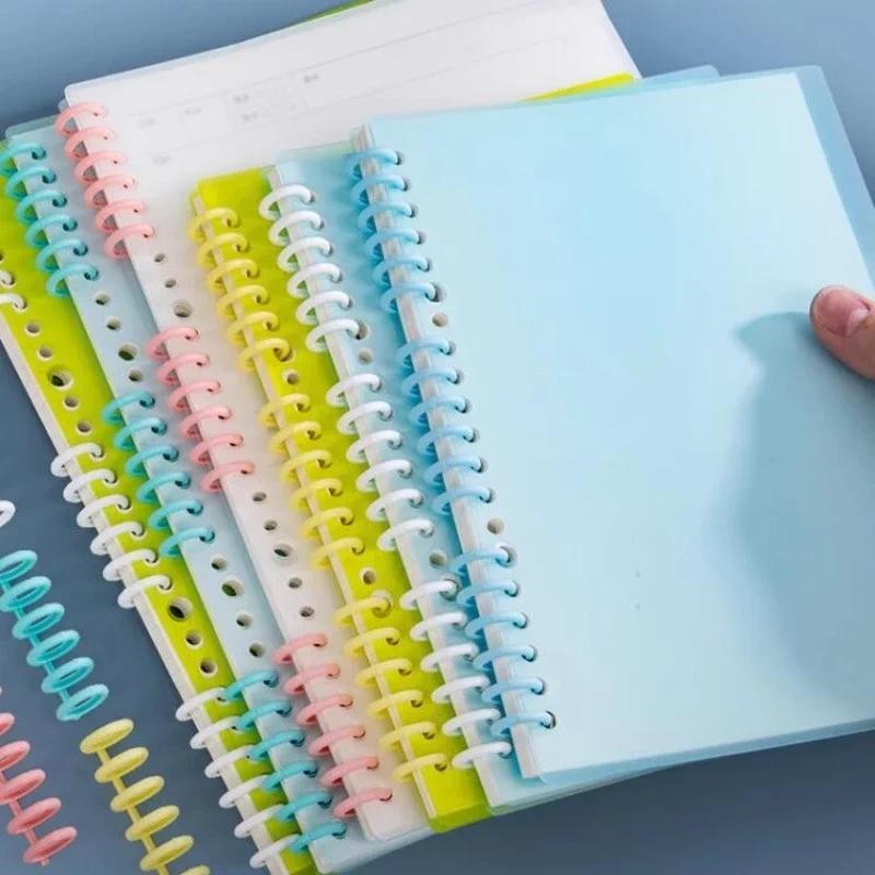 

10pcs/lot 6 Holes Paper Book Binder Ring Scrapbooking Album Binder Spiral A4 A5 Notebook Binding Clips Stationery School