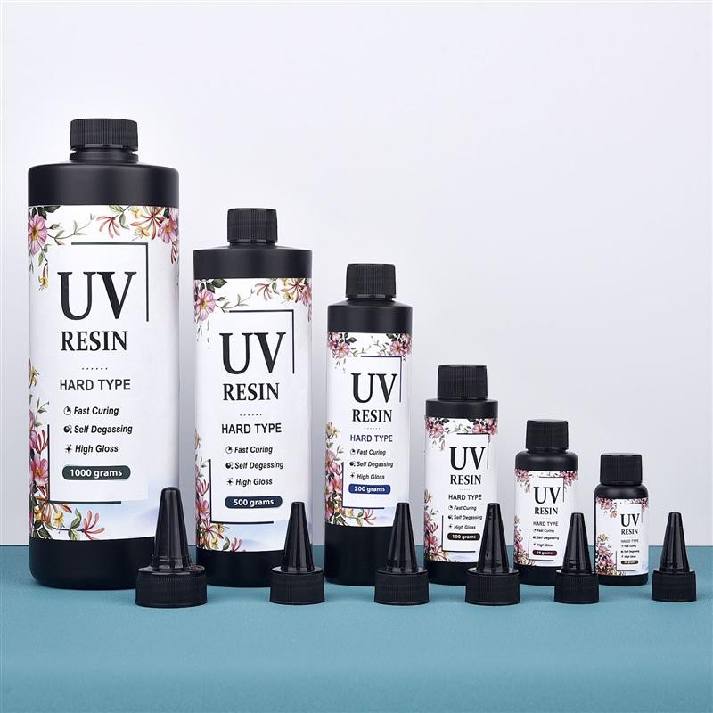 

UV Resin Glue Transparent Epoxy Resin UV Glue Ultraviolet Curing Quick Drying Adhesive UV Lamp DIY Resin Jewelry Making Supplies