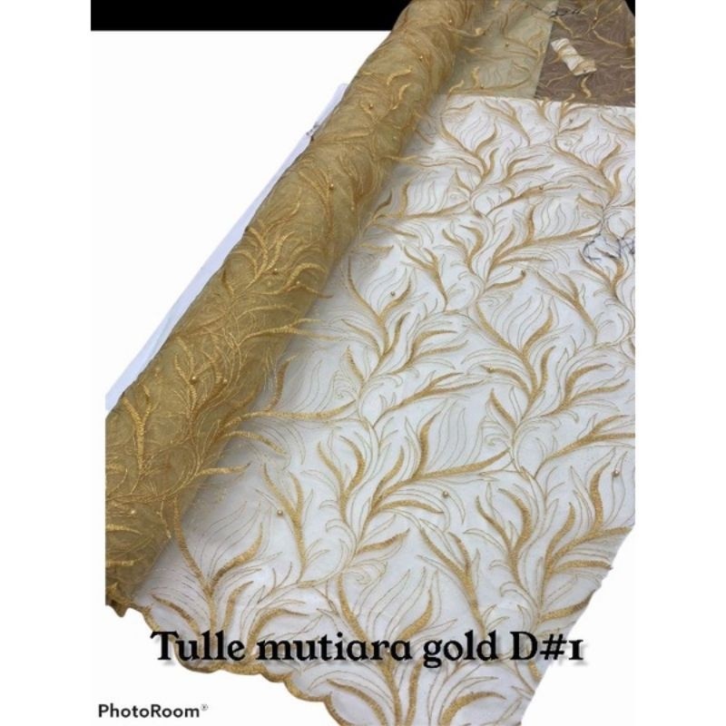 kain tille warna gold,tile bahan kebaya,kain brokat tulle