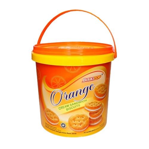 

BISKITOP Biscuits Kemasan Kaleng Timba 400 gr - Orange