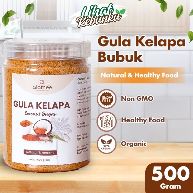 

ALAMEE Gula Kelapa Coconut Sugar Organik Asli Bubuk Powder Natural Pure Organic 500gr LIHAT KEBUNKU
