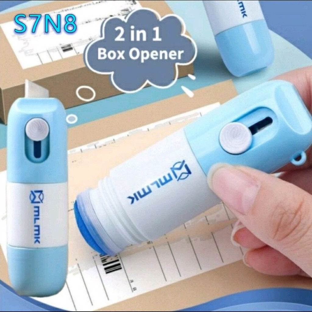 

Box Opener Roller Stamp Cutter / Pembuka dan Penghapus Resi Paket-Vatin_Shop