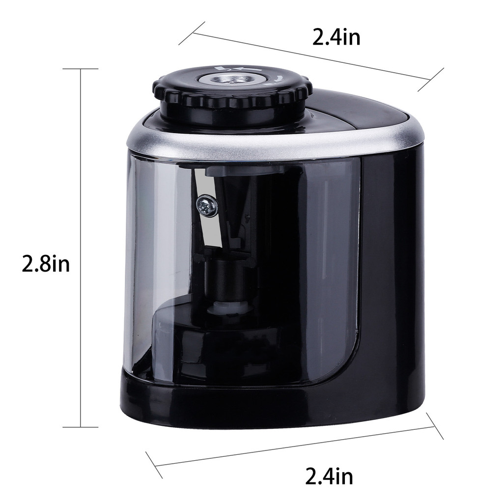 

TEN-WIN Electric Pencil Sharpener - Student's Creative Stationery, Dual-Use Hand and Electric Pencil Sharpener