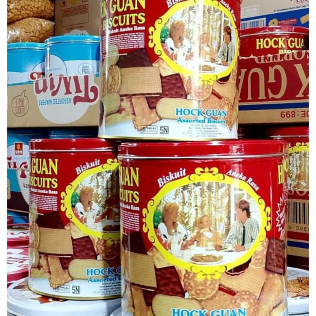 

BISKUIT Hock guan bulat 1 Karton isi 6 tin