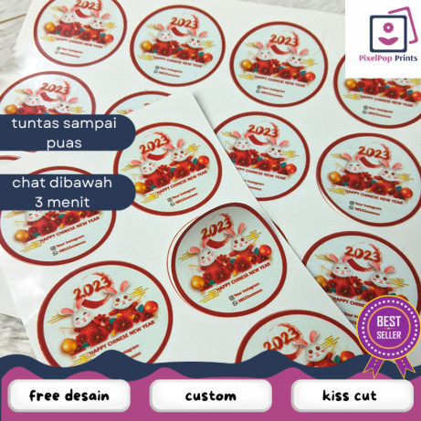 

Opikapip Print Stiker Label Imlek Ucapan Selamat Tahun Baru Sticker Imlek Custom Bulat Free Desain