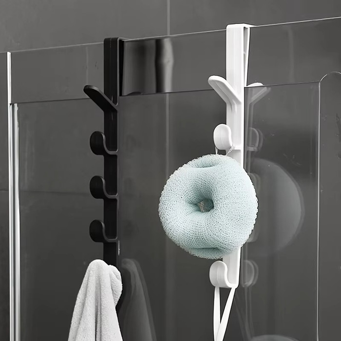 Gantungan Baju Belakang Pintu Kamar Tidur Mandi Jendela Lemari Kitchen Set Vertical Vertikal Cantol Tanpa Melubangi organizer 5 kait Hanger Hook Tanpa Paku Bor Tempat Susun Perapih Organizer Gantung Pakaian Baju Celana Tas Topi Sepatu Aksesorry Mainan