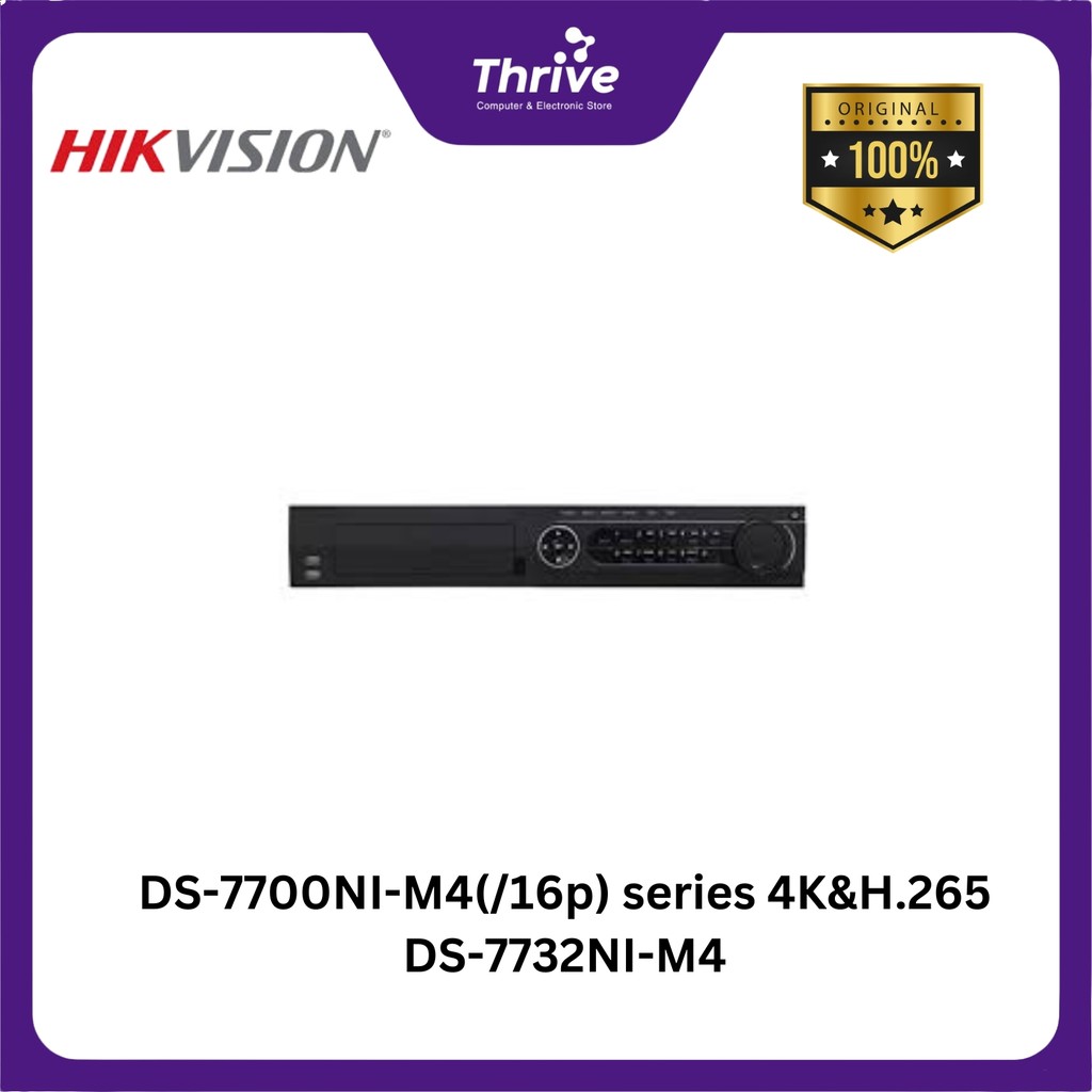 DS-7700NI-M4(/16p) series 4K&H.265 DS-7732NI-M4