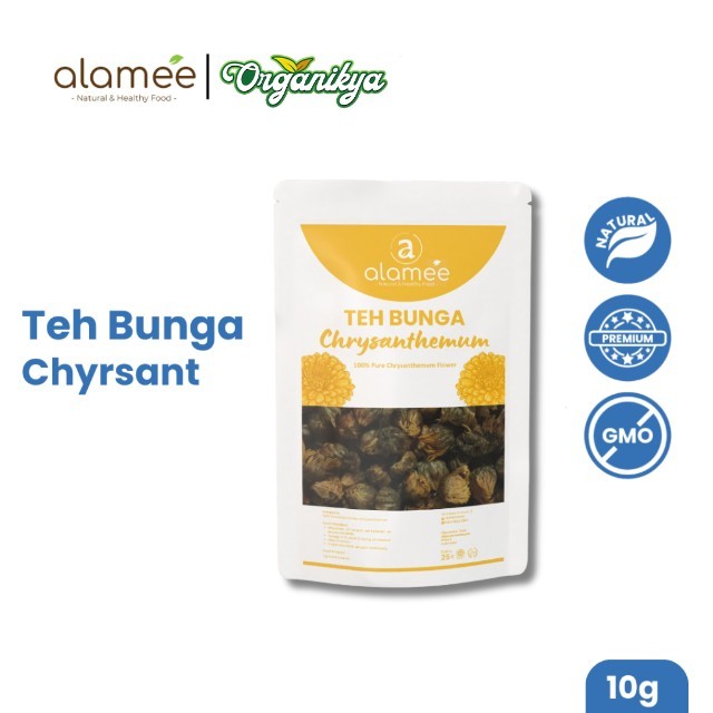 

Teh Bunga Chrysanthemum Tea Krisan Emas Golden Crysant Herbal Alami Organik Alami Crysanthemum 10gr organikya