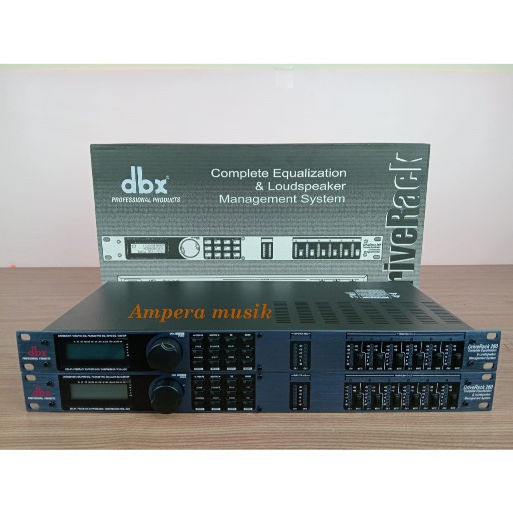 DBX 260 / DRIVERACK260 /SPEAKER MANAGEMENT DBX260 / DBX 260 / IC LENGKAP   DELAY FUNGSI