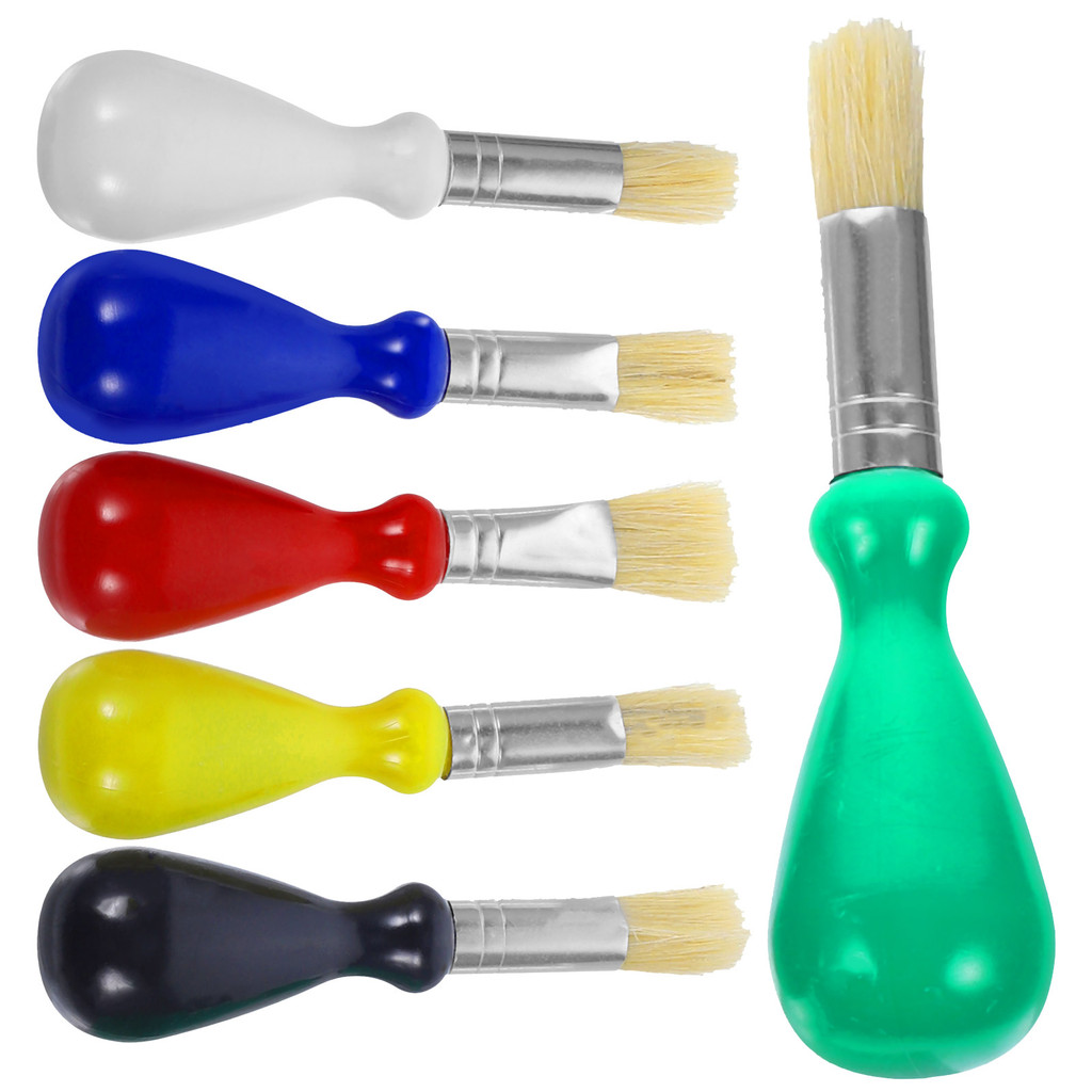 

6 Pcs Paint Brush Painting Brush Plastic Set for Ergonomic Convenient Artist Tools Child Professional Watercolor