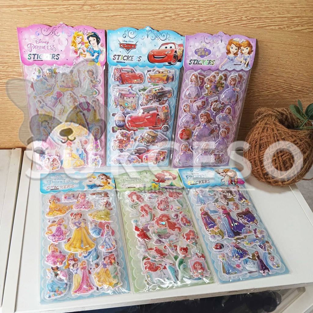 

Sticker DIY Disniy / Stiker Tempel Mainan Kartun Timbul 3D YD-129 Murah