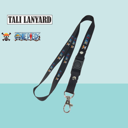 

TALI LANYARD ONE PIECE TENGKORAK LOGO - TALI ID CARD ANIME ONE PIECE GANTUNGAN KUNCI GANTUNGAN FLASHDISK GANTUNGAN NAMETAG TALI LANYARD BEST SELLER COD