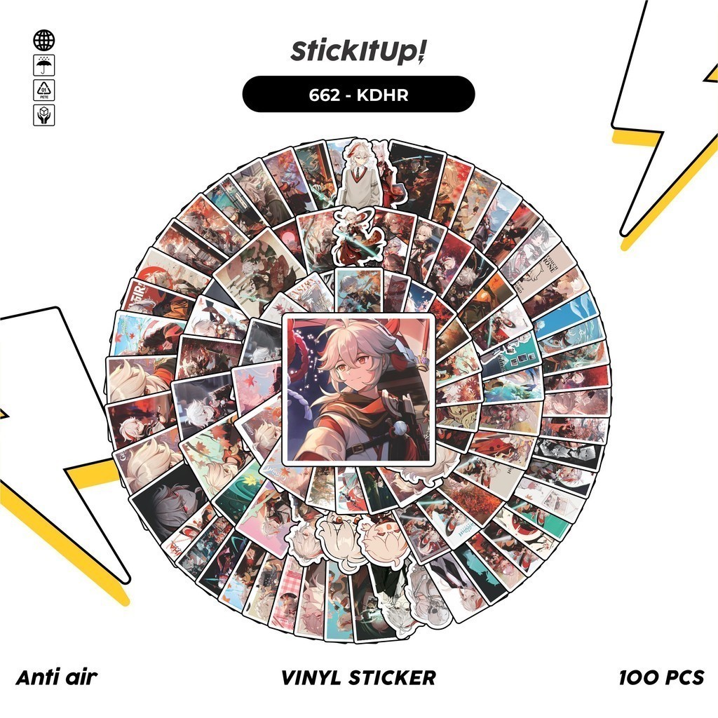 

COD 100 Pcs Stiker Genshin Impact Kaedehara Kazuha Lucu Anti Air Untuk Dekorasi Notebook Sepeda Skateboard Handphone DIY