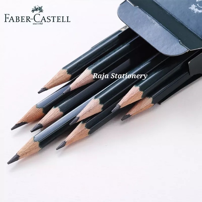 

PENSIL KAYU FABER CASTELL 2B 9000 UJIAN KOMPUTER PENCIL ORI 12PCS