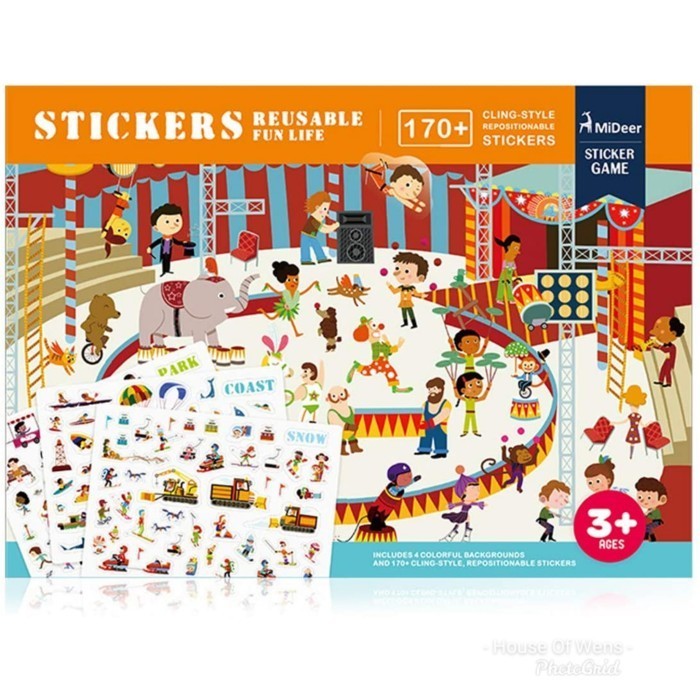 

STICKER BOOK FUN LIFE CIRCUS - BUKU STICKER BAJAK LAUT ORIGINAL