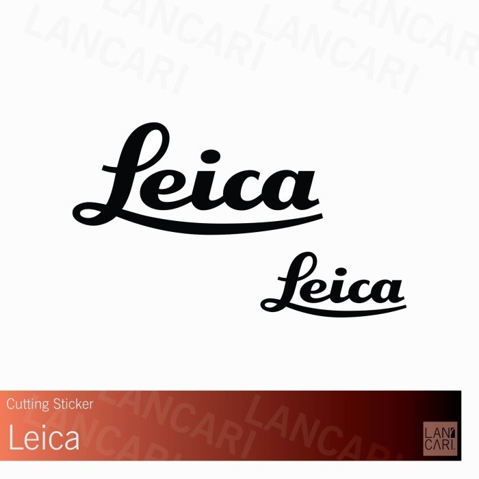 

Sticker Cutting leica lens lensa LEICA Vinyl cut Stiker