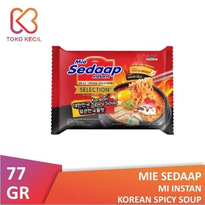 

Mie Sedaap Korean Spicy Soup 77gr