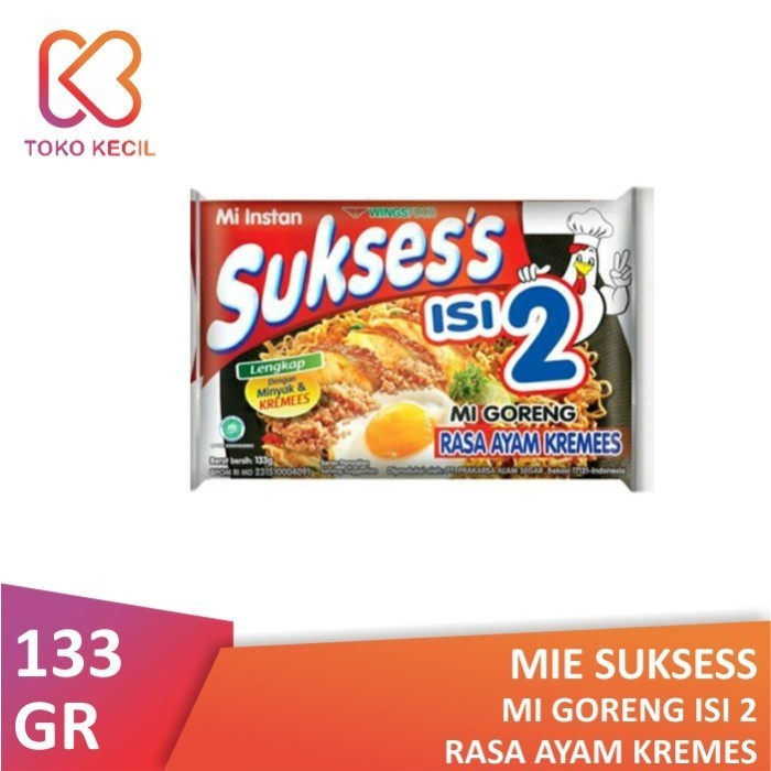 

Mie Suksess Goreng Ayam Kremes 133gr