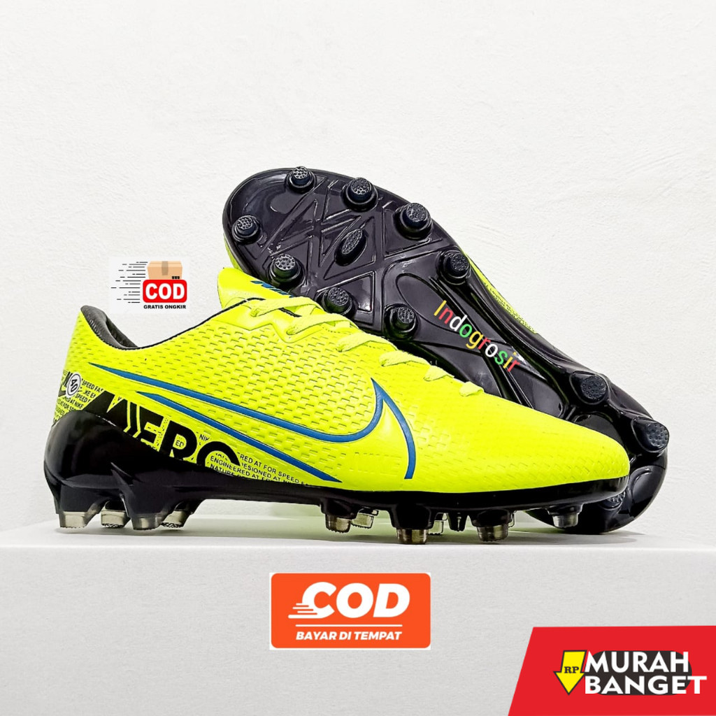 Sepatu specs keren- Sepatu Bola Mercurial Sol Bening Size Jumbo 38-45