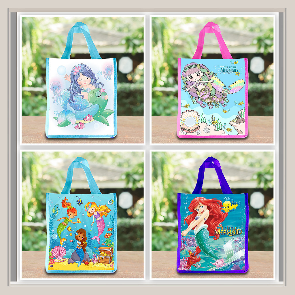 

GOODIE BAG POTRAIT MERMAID / TAS ULTAH READY STOK MURAH / TAS ULANG TAHUN