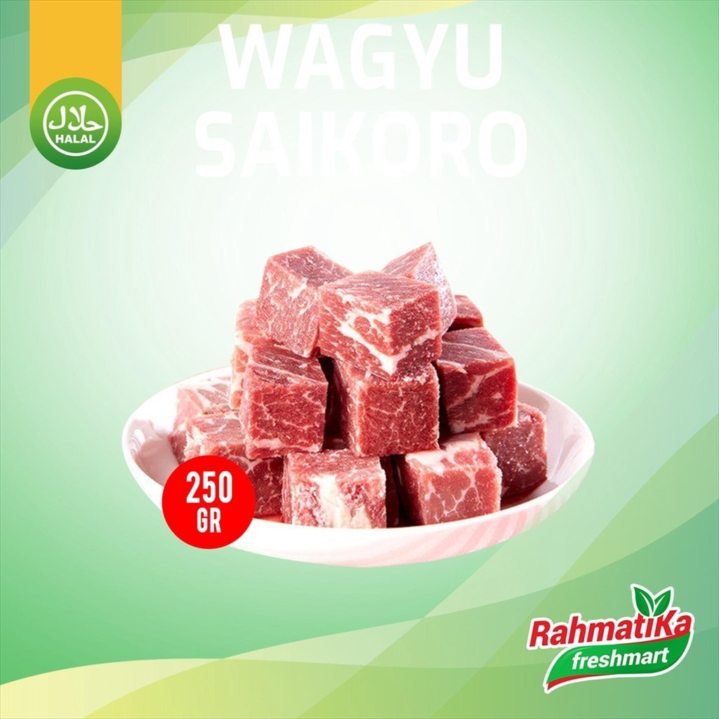 

Beef Wagyu Saikoro 250 gram (Frozen)