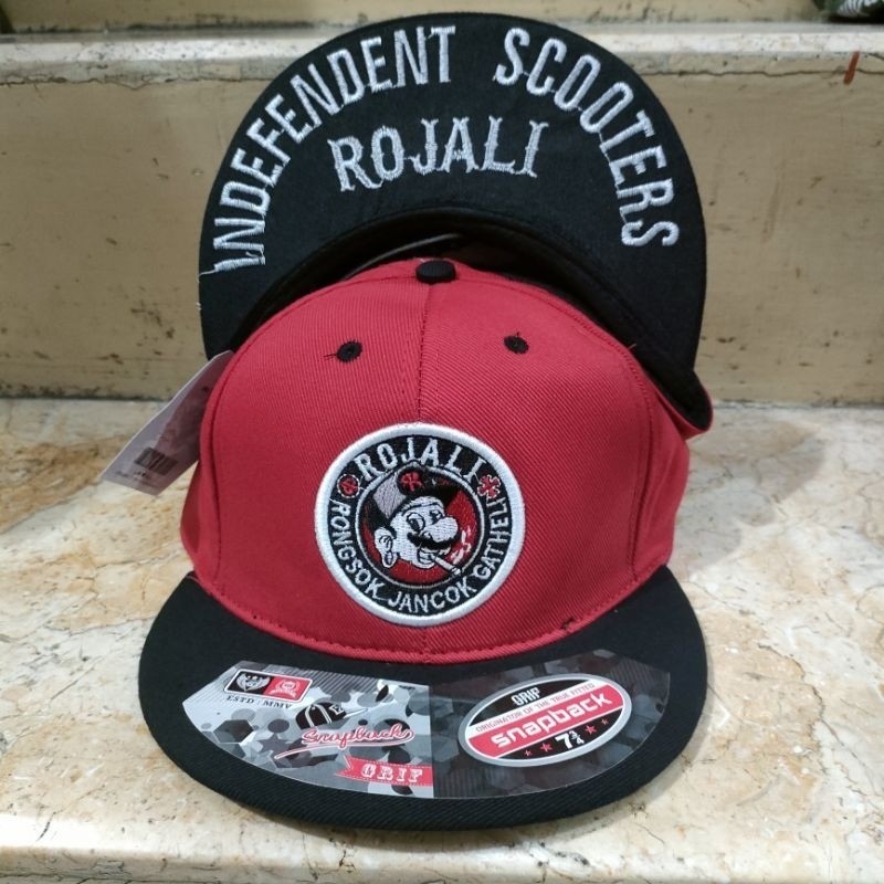 topi snapback bordir ROJALI topi distro topi keren topi snapback bordir ROJALI
