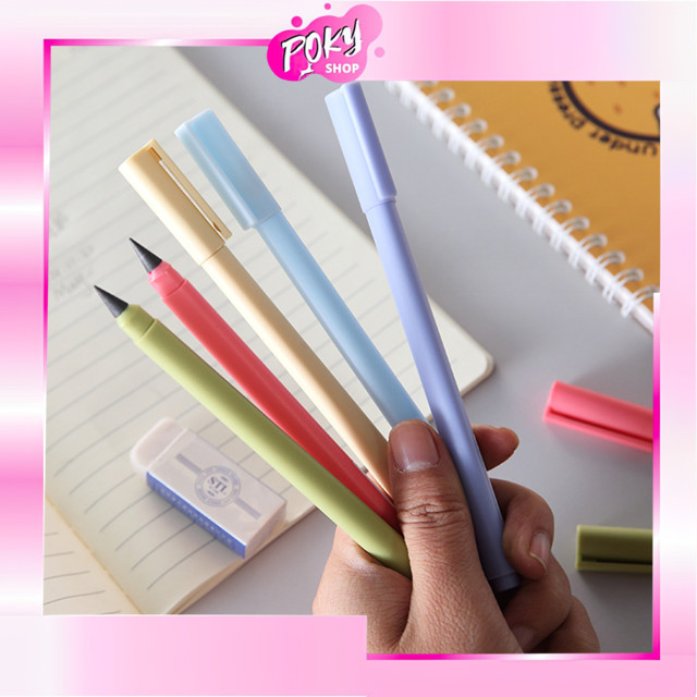 

POKY - S5960 Pensil Eternal Tak Bisa Habis Warna Macaroon / Pensil Abadi Tanpa Batas / Pensil Tanpa Rautan / Graphite Pencil Like Pen Untuk Sketsa Lukis Art
