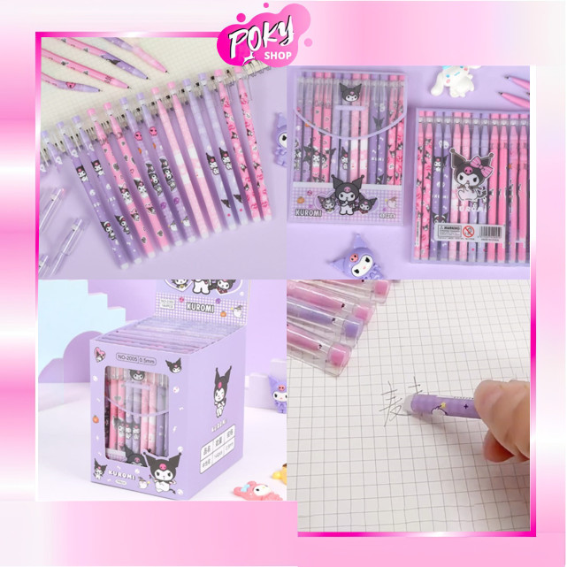 

POKY - S5930 Pena Karakter Bisa Dihapus / Pulpen Erasable / Pulpen Bisa Dihapus 12 PCS / Pena Hitam 12 PCS / Erasable Gel Pen