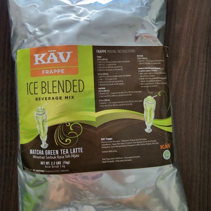 

NRW Matcha Green Tea Latte Powder / Matcha Bubuk Instan Merk Kav