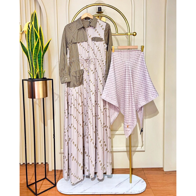 newpromoterbatas Korina Arsya Dress nude