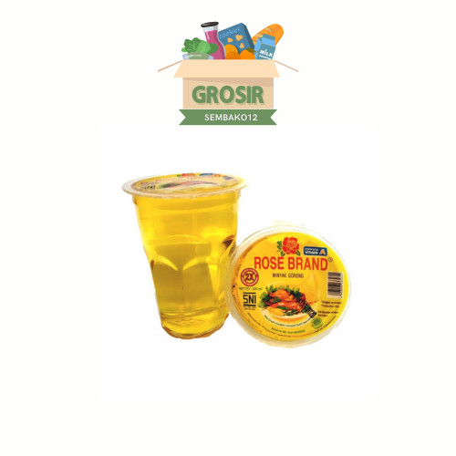 

Minyak Goreng Gelas Cup Rose Brand 220 ml Minyak Sawit