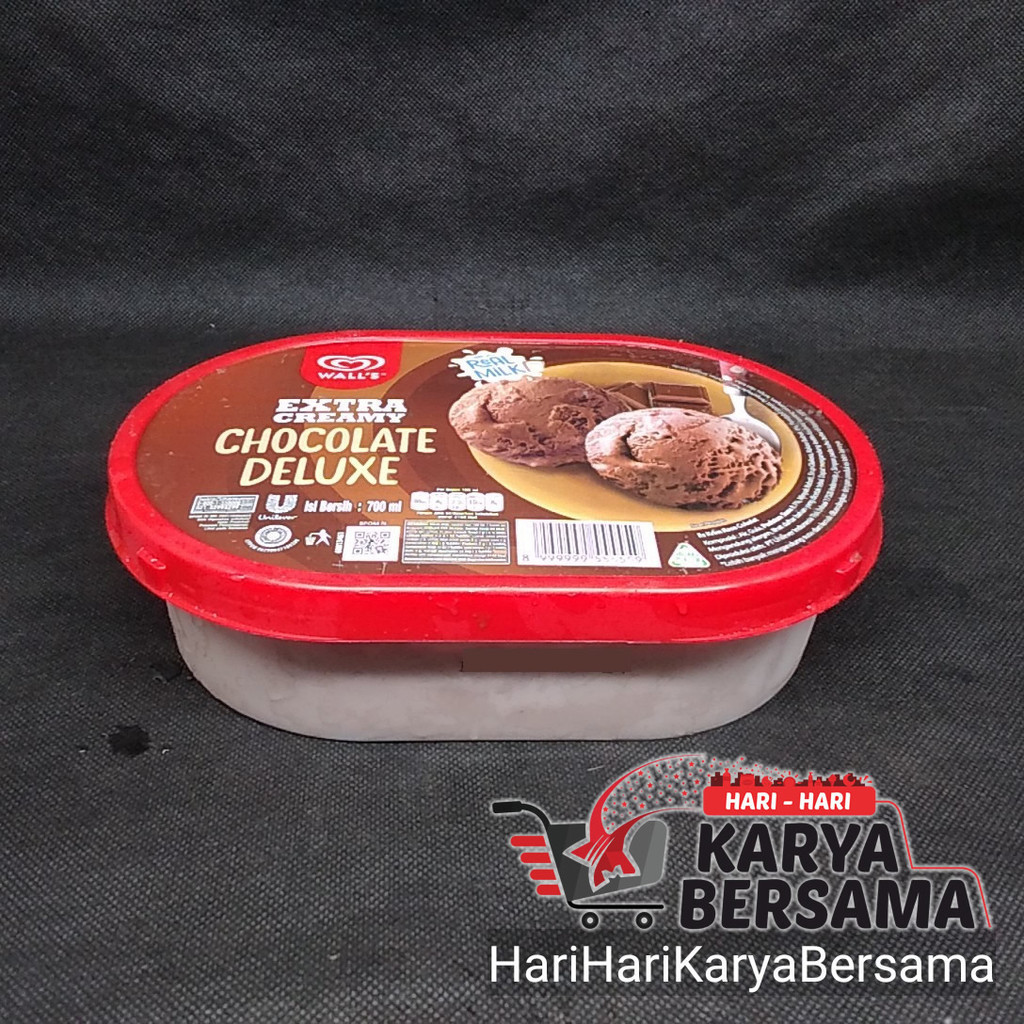 

WALL'S EXTRA CREAMY CHOCOLATE DELUXE 700ML