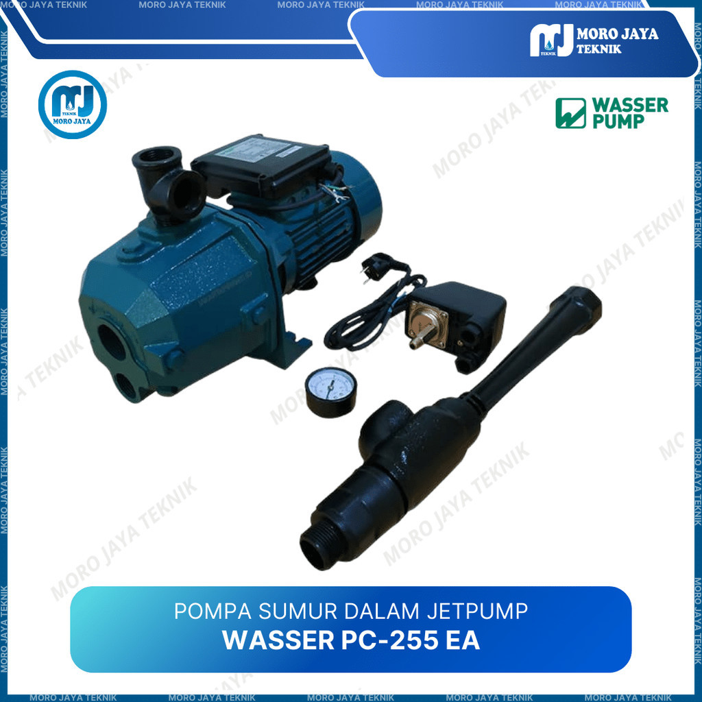 Pompa Sumur Dalam Jetpump 250 Watt Wasser PC-255 EA Tanpa Tangki