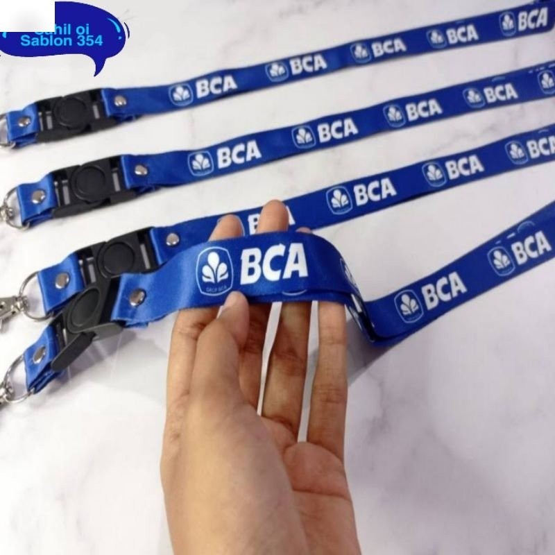 

TALI LANYARD BANK BCA GANTUNGAN KUNCI/GANTUNGAN ID CARD/GANTUNGAN HP/GANTUNGAN POD/Vape Best seller