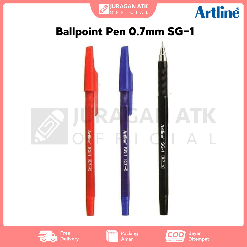 

Pulpen Artline Ballpoint Pen Artline 0.7mm SG-1 (1 PCS)