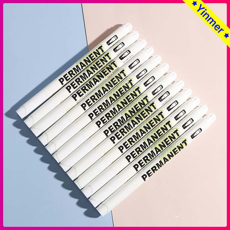 

COD✨Pena Spidol Putih Pena Sorot Sketsa Pena Spidol Seni Pena Berminyak Tahan Air-Yinmer