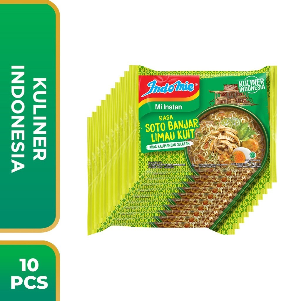 

Indomie Soto Banjar Limau Kuit 10 Pcs Bungkus